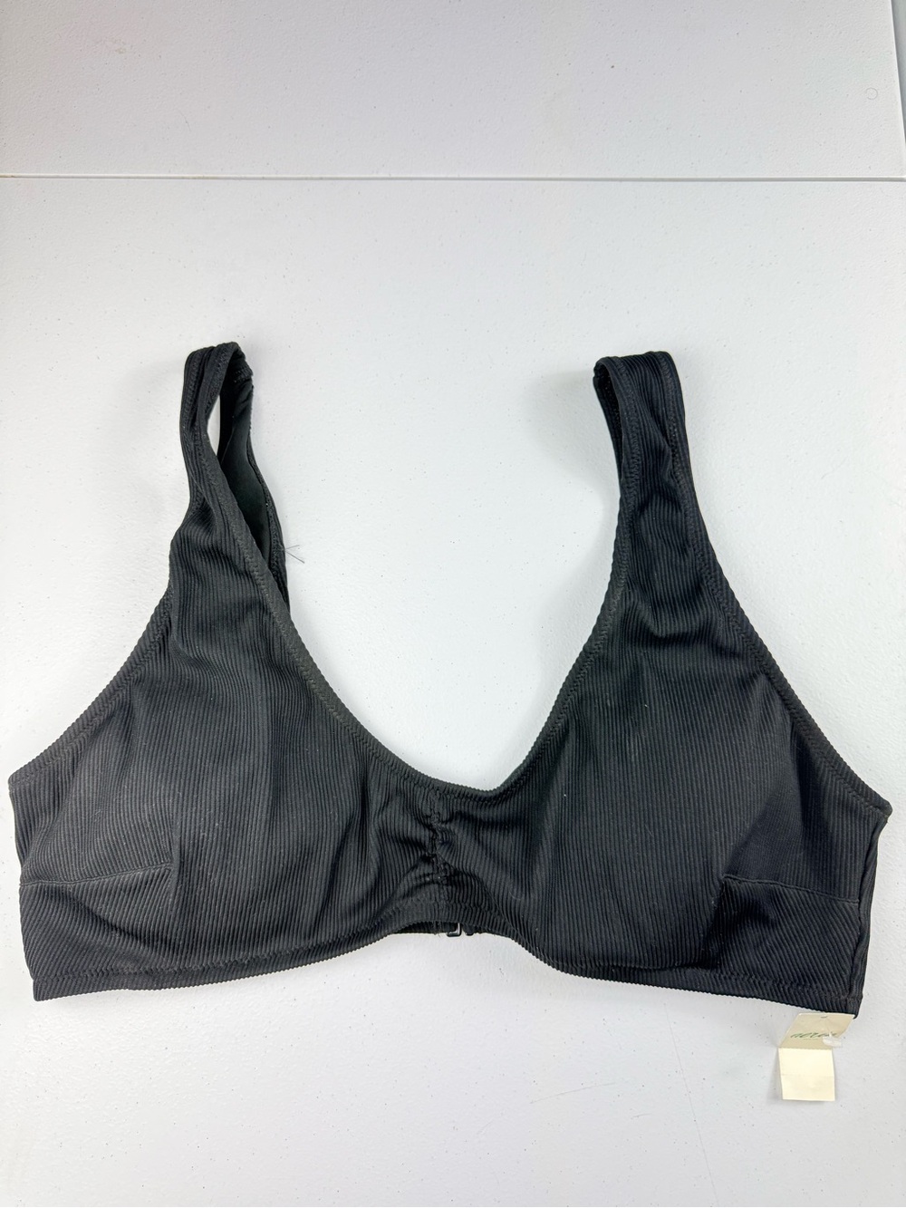 Aerie swim Women's Black Ribbed Comfort top